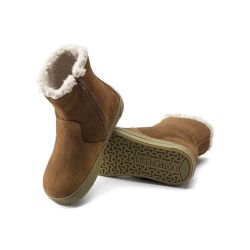Birkenstock Korte Laars Lille Kids 1020206 Mink Suède Zacht Gevoerd Normaal - 4061416773021