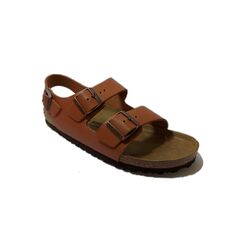 Birkenstock Sandaal Milano 1019123 Ginger Brown Natuurleer Smal - 4061416348052