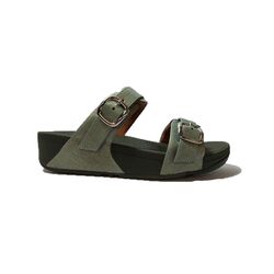 Fitflop Slipper Lulu Shimmer Bay Green Groen Metallic - Fitflop Slippers Lulu Shimmer Bay Green Groen Metallic