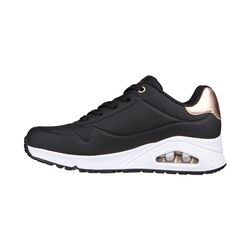 Skechers Sneaker 177094 BLK Zwart Wit Rosé - 195969955659