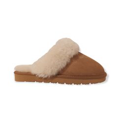 Van Driel Shoes Pantoffel Sheepskin Scuff Sis Cognac Bruin - 8951005738653