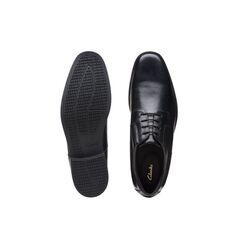 Clarks Nette Schoenen Howard Walk Zwart Wijdte H - 5059304916543