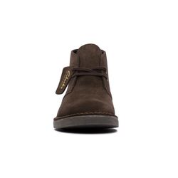 Clarks Veterboot Desert Boot Evo Donkerbruin Verwisselbaar Voetbed - 5059680432347