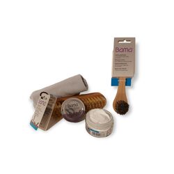Bama Set Schoensmeer Gladleer Schoen Crème Wit Combi Deal Gift box Cadeau set - 8951005739117