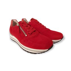 Gabor Sneaker 06.528.68 Rubin Rood Suède Wijdte H - 4065171638601