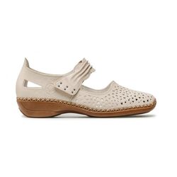 Rieker Bandschoen 41399-60 Beige - 4060596309617