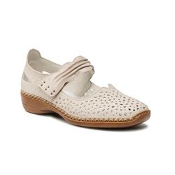 Rieker Bandschoen 41399-60 Beige - 4060596309655