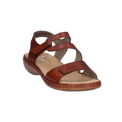 Rieker Sandaal  659C7-24 Bruin Zacht Voetbed - 4059954835424