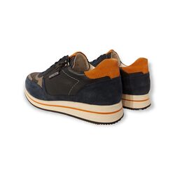 Mephisto Sneaker Gilford Mulberry Blauw Oranje Combi - 3597436358463