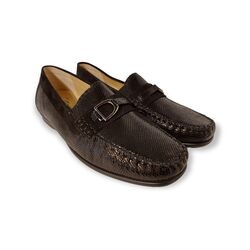 Sioux Instapper Cortizia-723-H Zwart Reptielprint Suède Verwisselbaar Voetbed Wijdte H - 4054765896930