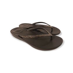 Fitflop Slipper Iqushion Sparkle Zwart - 192051806110