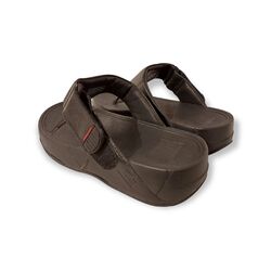 Fitflop Slipper Trakk II Toe-Thongs Zwart Leer - 883945460111