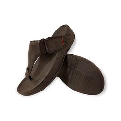 Fitflop Slipper Trakk II Toe-Thongs Zwart Leer - 883945460111