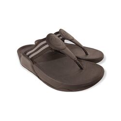 Fitflop Slipper Lulu Leather Toepost Zwart - 