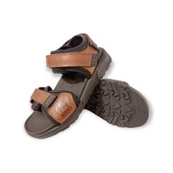 Mephisto Sandaal Tito Chestnut Bruin Zwart - 3597436248061