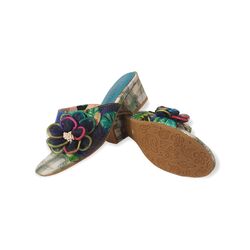 Laura Vita Slipper Hucbio 28 SL151237-28 Turquoise - 3666138428764