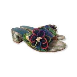 Laura Vita Slipper Hucbio 28 SL151237-28 Turquoise - 3666138428764