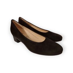 Hassia Pump 5 30 3002 Wijdte H Zwart Suède - 9010483171891