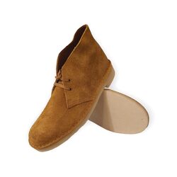 Clarks Veterboot Desert Boot Brown/Orange Suède - 5059680962592