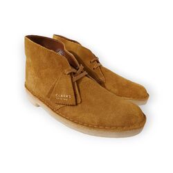 Clarks Veterboot Desert Boot Brown/Orange Suède - 5059680962592