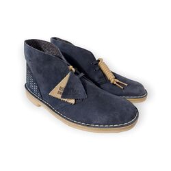 Clarks Veterboot Desert Boot Navy Sashiko Suède - 5059680649394