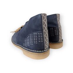 Clarks Veterboot Desert Boot Navy Sashiko Suède - 5059680649400
