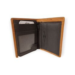 Dariya Portemonnee Zwart Bruin Leer - 4260182897355