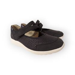 Waldlaufer OrthoTritt Klittenbandschoenen 634K31 301 217 Marine Blauw Print Wijdte K - 4099595168055