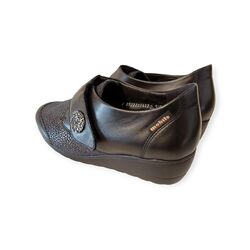 Mephisto Mobils Klittenbandschoen Branda Zwart Blauw - 3597436149375