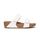 Fitflop Slipper Lulu Adjustable Leather Slides Urban White - 197533665445