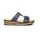 Rieker Slipper 62936 14 Blauw Zacht Voetbed - 4060596139566