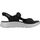 Skechers Sandaal Go Walk Flex Sandal Easy Entry 229210 BKGY Black Gray Machine Washable - 197627609263