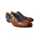 Van Driel Shoes Nette Schoen Bari Blauw Cognac - 