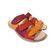 Think! Slipper Camilla 3-000078-5110 Paars Rood Oranje Fire Combi - 9010463968558