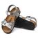 Birkenstock Sandaal Rio 1019201 Metallic Zilver Smal - 4061416379568
