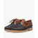 Van Bommel Bootschoenen 10470 11 Donkerblauw Bruin Wijdte H - 8719092483364