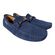Adventure Instapper Milano Blauw Suede Leer High Soft Insole - 8951005742872