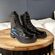 Rieker Veterboot 72607-00 Zwart Lak - 4061811615469