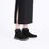 Birkenstock Veterboot Uppsala Mid Shearling Zwart Warm Gevoerd - 4066648610663