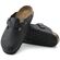 Birkenstock Slipper Boston 059461 Zwart Gevet Leer Normaal - 4040714997407