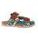 Laura Vita Slipper Brcyano 16 AS318-16 Turquoise Blauw - 3666138709597