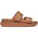Fitflop Slipper Gen-FF Buckle Two-Bar Leather Slides Light Tan - 197533001380