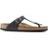 Birkenstock Gizeh Teenslipper 0845251 Zwart Gevet Leer Normaal - 4052001139568