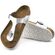 Birkenstock Teenslipper Gizeh 1003674 Zilver Normaal - 4052605658526