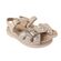Mephisto Sandaal Leonna Sand Beige Metallic - 3597436607899