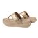 Fitflop Slipper F-Mode Go Adjustable Flatform Toe-Post Platino Goud - 197533494298