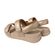 Fitflop Sandaal F-Mode Go Adjustable Flatform Back-Strap Sandals Platino Goud - 197533588461