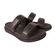 Fitflop Slipper F-Mode Go Adjustable Flatform Two-Bar Slides Zwart - 197533495875