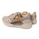 Gabor Rollingsoft Sneaker 66.958.33 Beige Oranje Print - 4099935322154