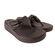 Fitflop Slipper F-Mode Knot Soft-Leather Flatform Toe-Post Zwart - 197533498371